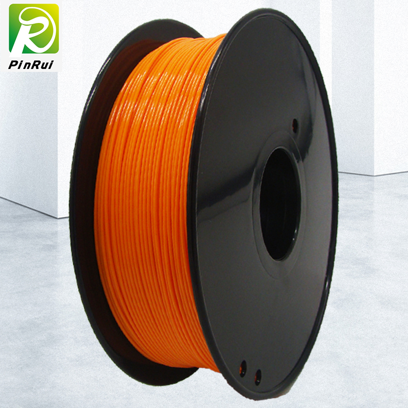 Pinrui haute qualité 1kg 3D PLA Imprimante filament filament orange couleur