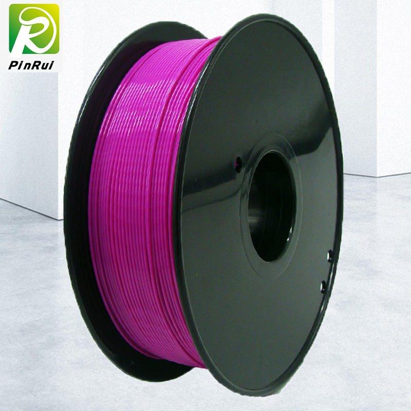 Pinrui haute qualité 1kg 3D PLA Imprimante filament Couleur pourpre